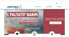 Desktop Screenshot of palyatifbakim.org