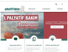 Tablet Screenshot of palyatifbakim.org
